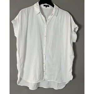 Quince Tencel Vintage Wash Camp Shirt Large Short Sleeve Minimal Sustainable